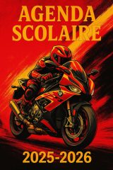 Agenda Scolaire 2025-2026 Moto Édition BMW S1000 RR - Organisez Votre Année avec Style