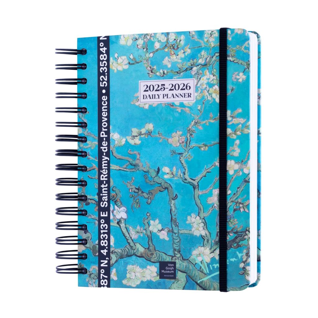Agenda Scolaire 2025-2026 Journalier A5 Van Gogh - Organisation et Inspiration