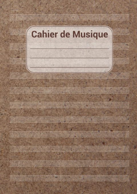 Cahier de Musique A4: Carnet de Partitions 100 Pages pour Compositeurs et Musiciens - 12 Portées par Page