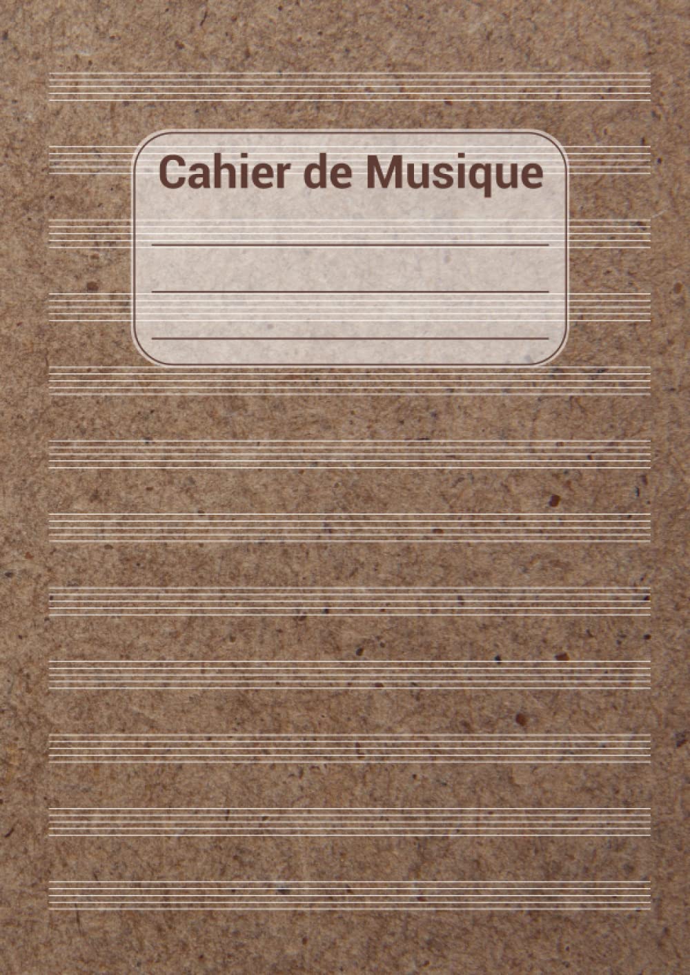 Cahier de Musique A4: Carnet de Partitions 100 Pages pour Compositeurs et Musiciens - 12 Portées par Page