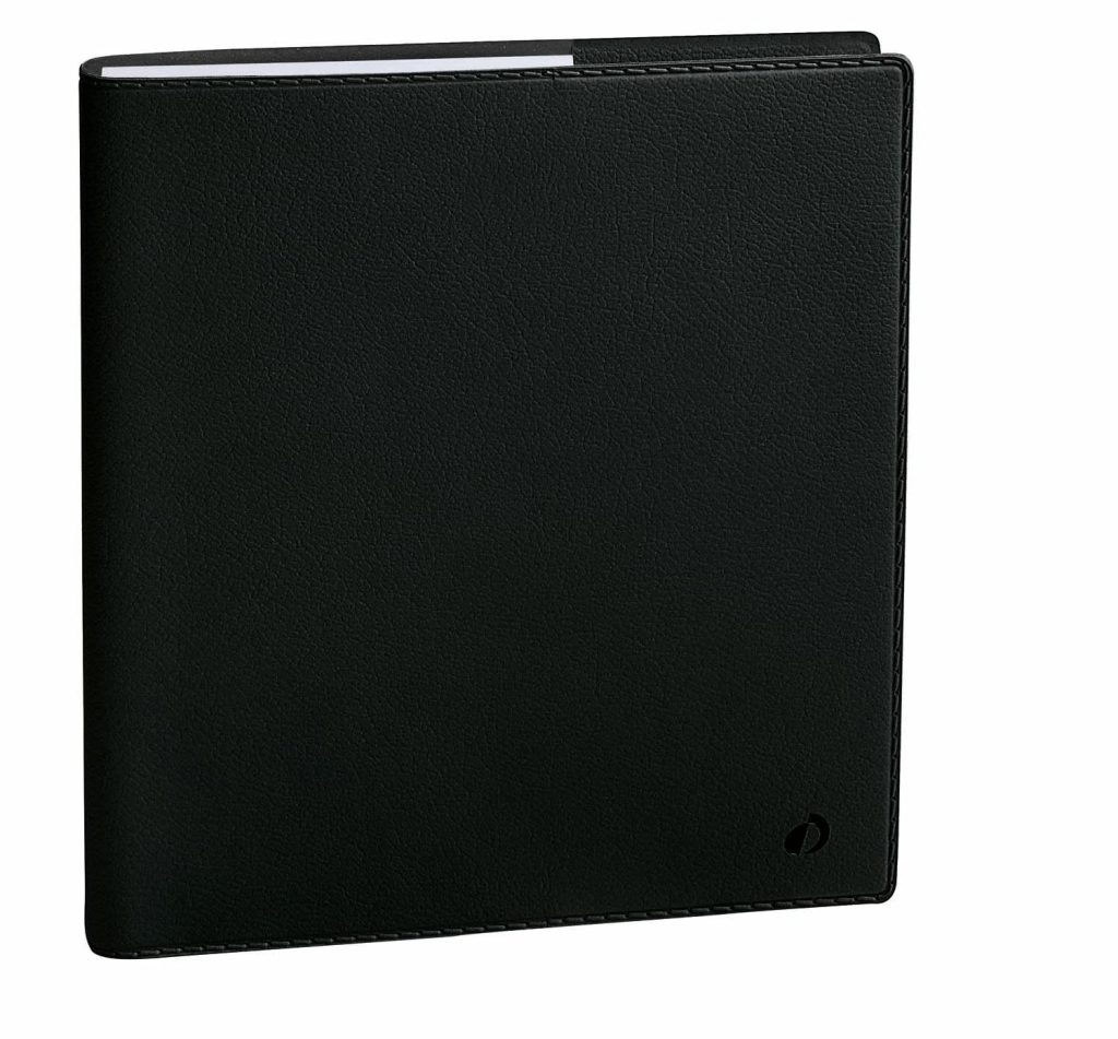 Agenda Exécutif Quo Vadis Toscana 2026 Noir - Semainier Planning 16x16 cm