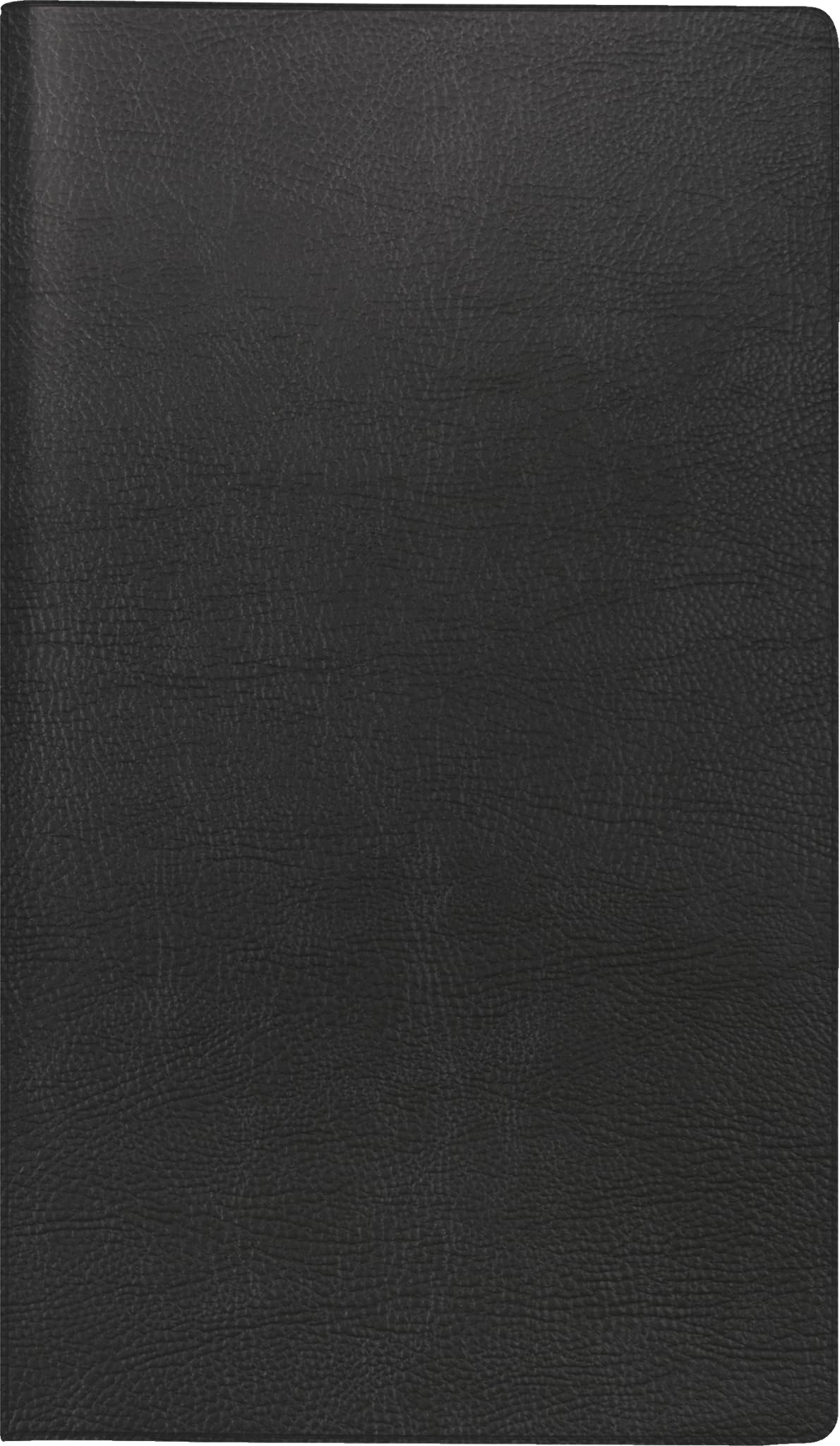 Agenda de Poche 2026 - Format A6 - Cuir Synthétique Noir - rido/idé