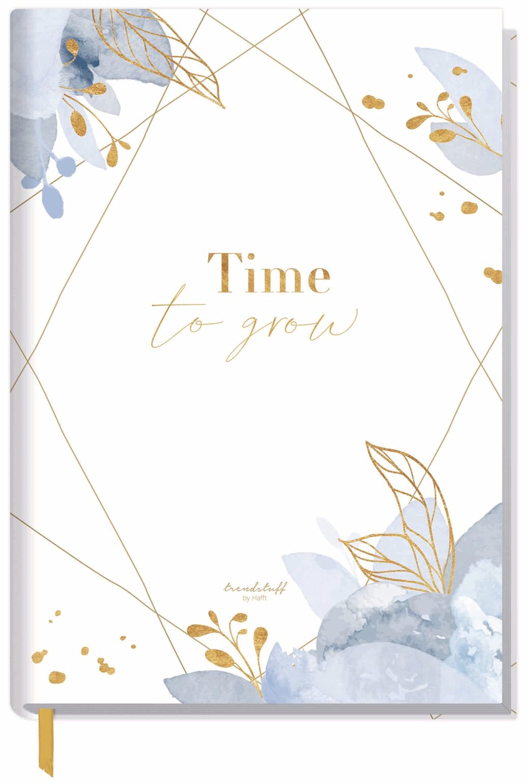 Carnet de notes A5 ligné "Time to grow" - 124 pages, reliure cousue, papier FSC®