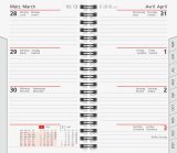 Agenda Semainier de Rechange rido/idé 2026 - Blanc, 87x153 mm