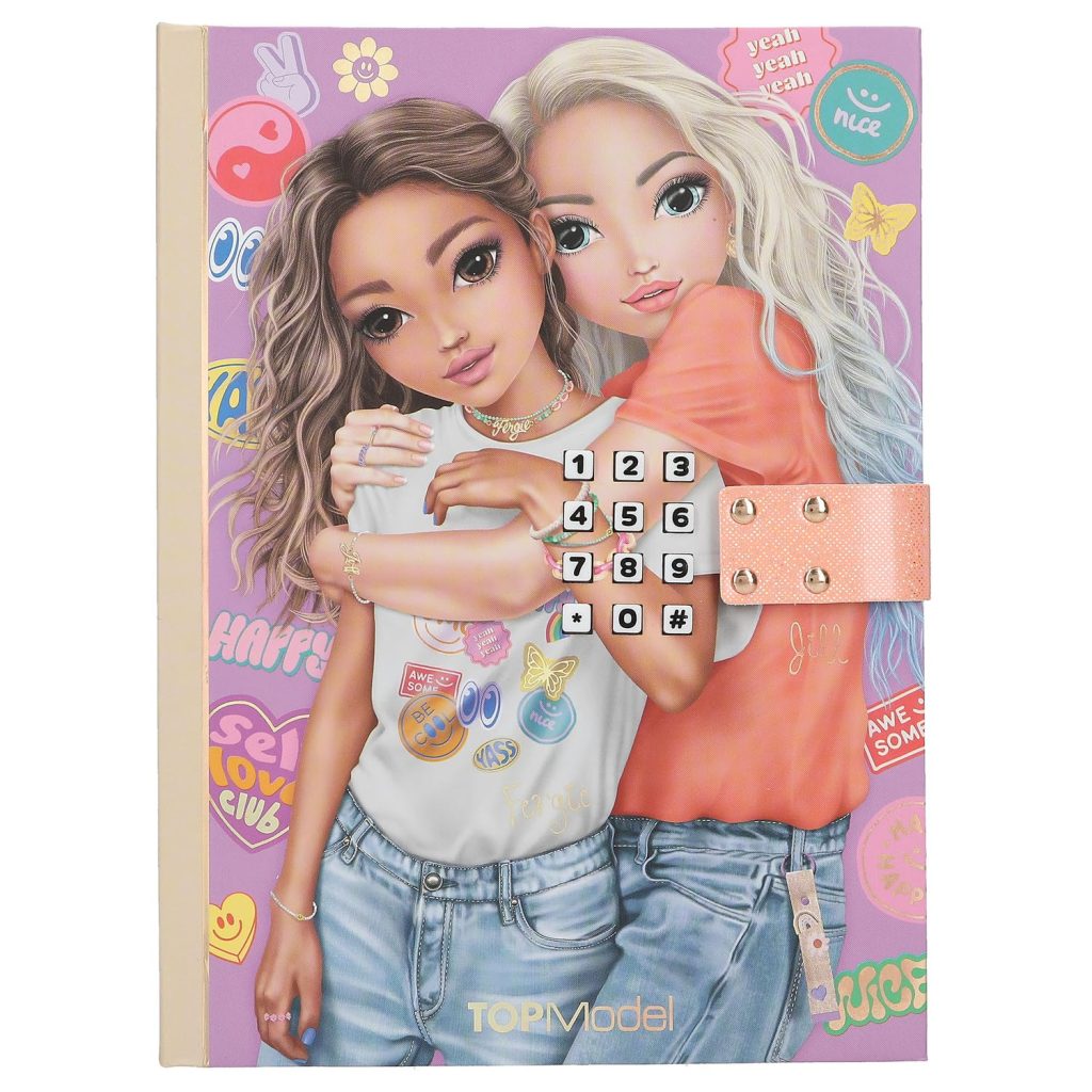 TOPModel Girl Power - Journal Intime avec Code Chiffré et Son : Secret et Créativité Protégés
