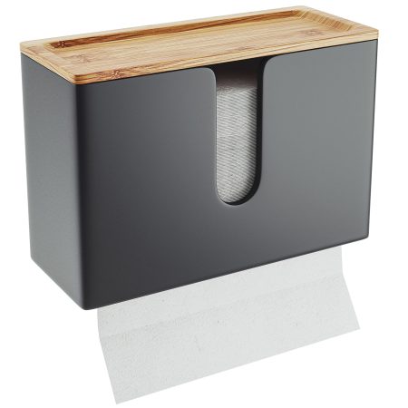 Distributeur Essuie-Mains Mural Design Élégant | Nature Supplies | Rechargeable, Compatible Pliages V/C