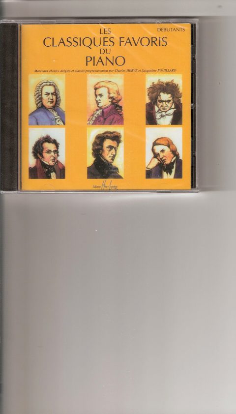 Partition Piano Classiques Favoris - Méthode Débutant avec CD