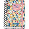 Agenda Scolaire 2025-2026 A6 "C'est La Vie" - Page Par Jour, Bilingue Espagnol/Anglais, Spirale, Élastique, Couverture Rigide, Autocollants