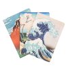 Lot de 3 Carnets A5 Hokusai : Notes, Voyage, Recettes - Design Artistique