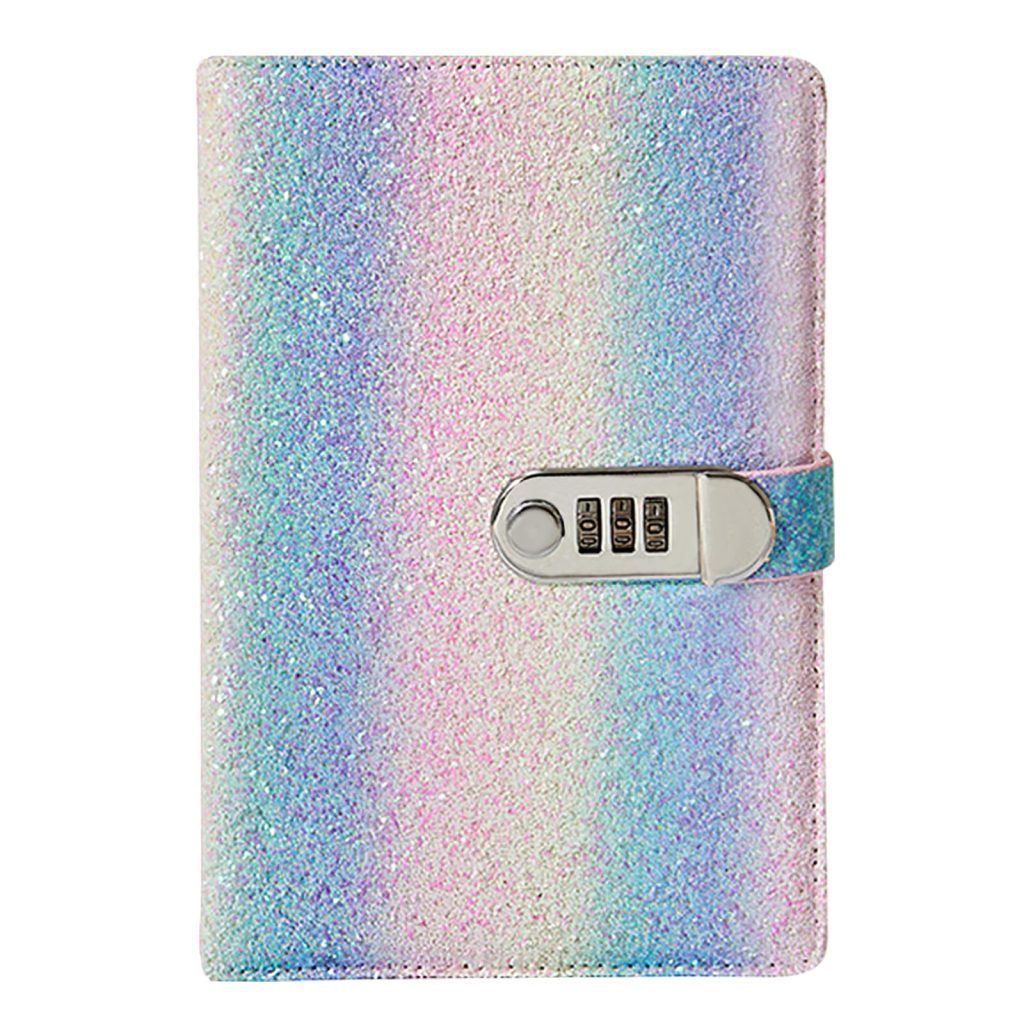 Carnet Secret A5 avec Code - Journal Intime PU Cuir, Cahier Bloc-notes Personnalisable pour Bureau