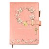 Journal Intime A5 avec Cadenas Cœur et Papillon UV – 200 Pages Lignées, Porte-Stylo, Marque-Page – Cadeau Idéal pour Filles et Adultes