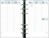Recharge Exatime 17 - Semainier Exacompta 10,5 x 17,2 cm - Septembre 2025 à Décembre 2026 (16 mois)