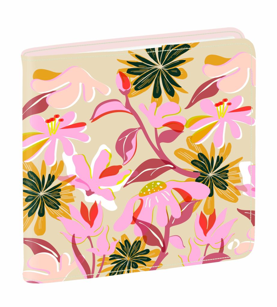 Agenda Quo Vadis 2026 Exécutif Bloom Beige - Semainier Planning 16x16 cm - Papier Clairefontaine Blanc