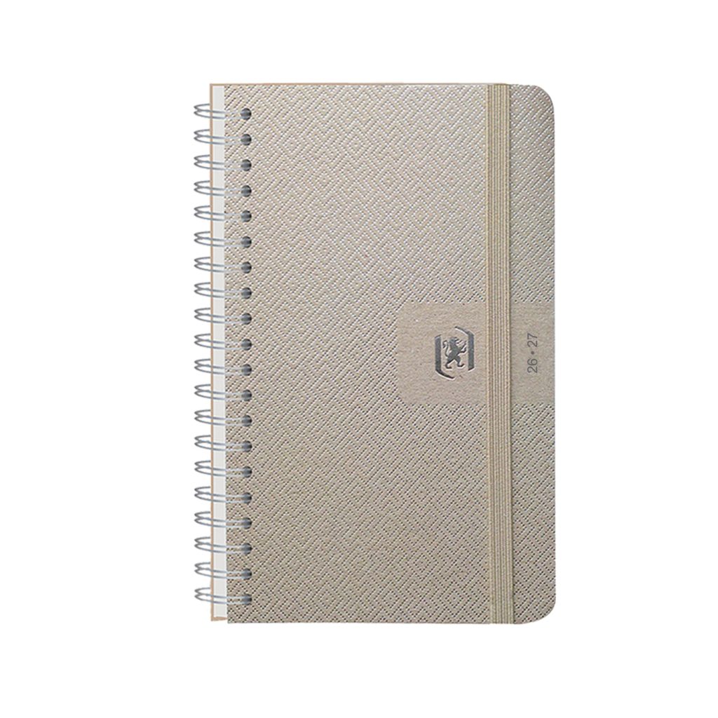 Agenda Scolaire Oxford Nude 2025-2026 : 1 Jour par Page, 12x18cm, Design Élégant et Fonctionnel
