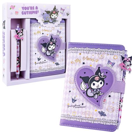 Carnet de Notes Violet avec Stylo pour Enfants et Adolescents - Journal Créatif Idéal pour Filles