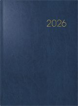 Agenda BRUNNEN 797 2026 - Planification Hebdomadaire, 168x240mm, Bleu