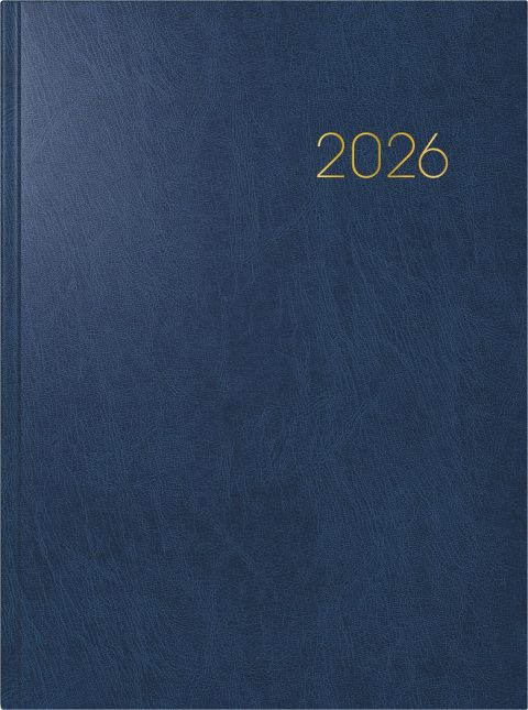 Agenda BRUNNEN 797 2026 - Planification Hebdomadaire, 168x240mm, Bleu