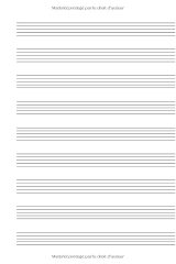 Cahier de musique 15 x 23 cm, 106 pages – 9 portées par page, papier blanc, couverture souple brillante, rappels de clés et position du Do