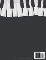 Cahier de musique Piano A4 – 110 pages – 12 portées par page – Papier manuscrit – 21 x 29,7 cm