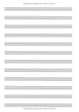 Cahier de musique saxophone – Partitions vierges 12 portées, 100 pages, grand format 21 x 29,7 cm