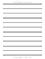 Cahier de musique grand format 21,6 x 27,9 cm – 48 pages – 12 portées par page – Papier 90 g/m² – Couverture souple mate