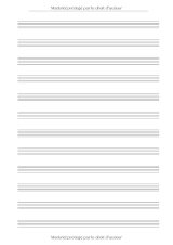 Cahier de musique A4 – 12 portées par page, 110 pages – Papier manuscrit pour solfège, piano et composition