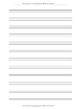 Cahier de musique A4 – 12 portées par page, 110 pages – Papier manuscrit pour solfège, piano et composition