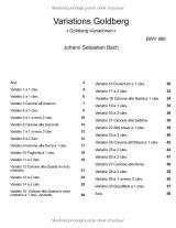 Variations Goldberg (BWV 988) – Partitions pour piano, édition fidèle