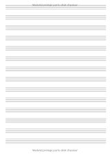 Mon Cahier de Musique A4 – 100 pages, 14 portées/page, couverture Métronome | Carnet de partitions et solfège