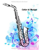 Cahier de Musique – Carnet de Partition 10 Portées par Page, 110 Pages, Grand Format, Spécial Solfège