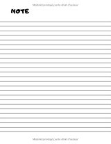 Cahier de musique grand format 21,59 x 27,94 cm – Papier à portées larges – 99 pages