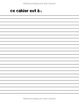 Cahier de musique grand format – Papier à portées et pages ligné pour composition et paroles (21,59 × 27,94 cm)