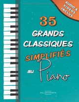 Classiques du piano simplifiés – Partitions faciles pour débutants (Chopin, Bach, Beethoven, Mozart, Liszt, Debussy, Satie, Joplin, Vivaldi…)