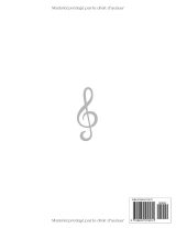 Cahier de musique grand format – Papier manuscrit 10 portées par page (100 pages), carnet de composition