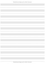 Cahier de musique 10 portées A4 (21 x 29,7 cm) – 96 pages, ligne d’écriture intégrée, couverture rose, motif clé de sol