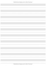 Cahier de musique et chant 48 pages – 10 portées avec ligne d’écriture – Grand format 21,01 x 29,69 cm – Couverture verte
