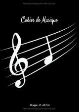 Cahier de Musique A4 – 96 pages de portées et tablatures, papier blanc, format 21 x 29,7 cm