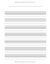 Cahier de musique – 100 pages, 7 portées par page, solfège et composition – Format 21,59 x 27,94 cm (8,5 x 11 pouces)
