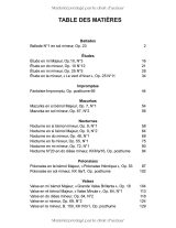 20 Grands Classiques de Chopin pour piano : Ballade n°1, Nocturne op. 9 n°2, Fantaisie-Impromptu, Polonaise Héroïque, Valse Minute, etc.