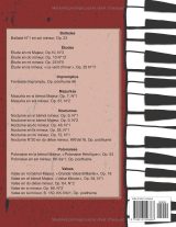 20 Grands Classiques de Chopin pour piano : Ballade n°1, Nocturne op. 9 n°2, Fantaisie-Impromptu, Polonaise Héroïque, Valse Minute, etc.