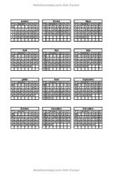 Agenda du Pasteur – Agenda civil, couverture souple, 108 pages (Français)