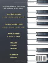 50 Classiques pour Débuter au Piano – Partitions faciles avec doigtés (Bach, Satie, Mozart, Schumann, Bartók) – Urtext et gravure professionnelle