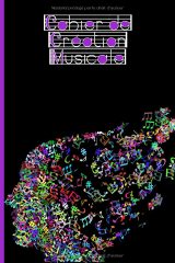 Cahier de composition musicale – Carnet pour paroles et mélodies, portées et tablatures, 20 projets, format 15,24 x 22,86 cm