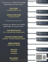 50 Exercices + 50 Classiques pour Débuter au Piano – Czerny Op. 599 & Hanon – Partitions faciles Urtext (Bach, Satie, Mozart, Schumann, Bartók)