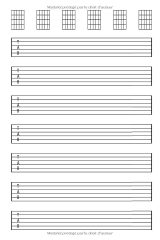 Cahier de tablatures guitare 6x9 – 100 pages – 6 diagrammes & 7 tablatures par page – Couverture mate