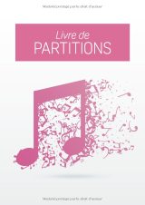 Cahier de Musique – Partitions vierges à 10 portées, grand format 21 x 29,7 cm – Couverture moderne – Carnet de composition et solfège