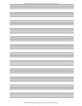 Cahier de musique 12 portées A4 – 80 pages | Papier manuscrit pour composition et solfège | Couverture moderne et souple
