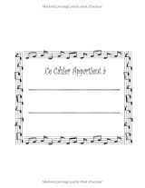 Mon Cahier de Musique – Carnet de partitions vierges A4 (10 portées/page) pour solfège et composition – 105 pages