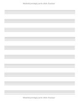 Mon Cahier de Musique – Carnet de partitions vierges A4 (10 portées/page) pour solfège et composition – 105 pages