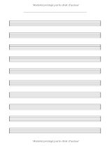 Cahier de musique 17 x 22 cm – 10 portées par page, format compact pour solfège et composition – Enfants et adultes